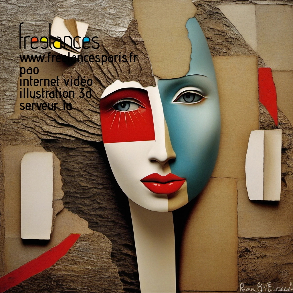 Pao mise en page internet vidéo illustration 3d serveur IA générative AI freelance paris studio de création magazines 49tl0080